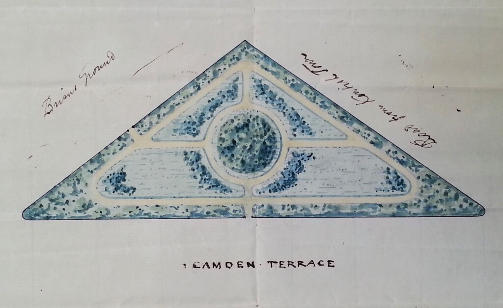 George Lever, gardens plan 1825
