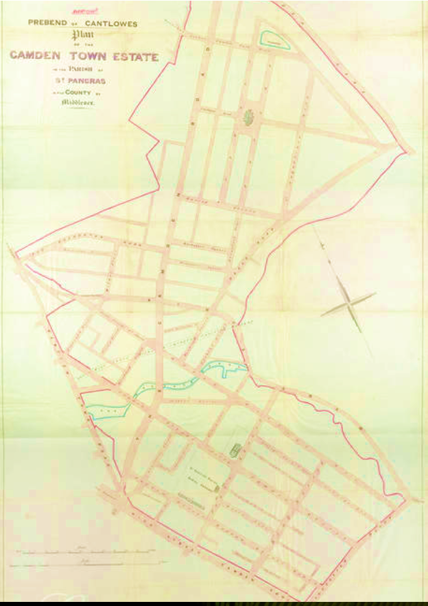 Camden Town estate roads 1850s